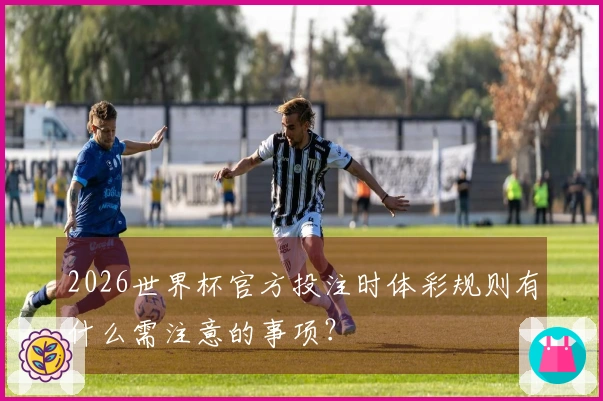 2026世界杯官方投注时体彩规则有什么需注意的事项？