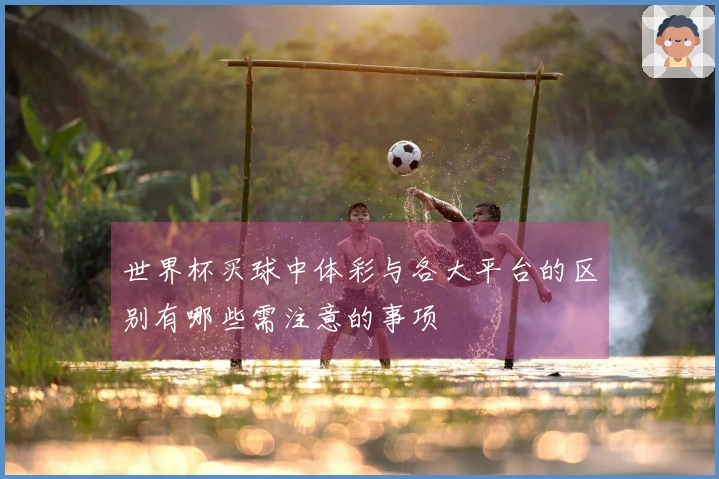 世界杯买球中体彩与各大平台的区别有哪些需注意的事项